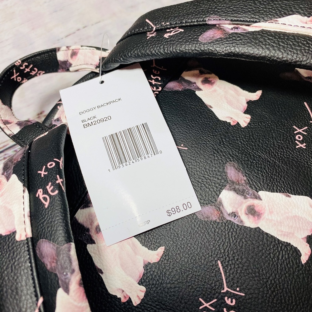 BETSEY JOHNSON FRENCH BULLDOG BACKPACK - Picture 6 of 8